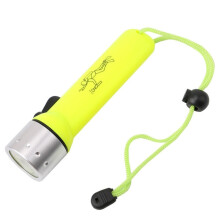 Waterdichte LED-zaklamp voor onder water, verstelbare zaklamp voor duiken, werken, vissen en jagen.