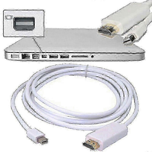 Thunderbolt til HDMI-adapter - Mini DisplayPort til HDMI-kabel SZRG AS-601, for Mac og MacBook (3 meter)
