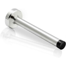 SDIGV 10 Zoll extra langer Türstopper aus Edelstahl - Gebürstetes Nickel, Wandmontage, Sockelleisten-Türstopper zur Kindersicherung