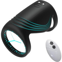 Vibrationsring-Massagegerät mit Fernbedienung, wiederaufladbares Wellness-Gerät für Paare