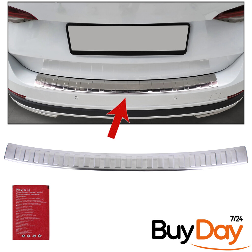 Rear Bumper Protector Cover Stainless Steel For Octavia Kombi Estate 20-Onwards 769152632278