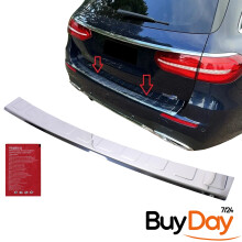 Rear Bumper Protector Sill Cover Stainless Steel for E-Class T-Model S213 Estate 16-On