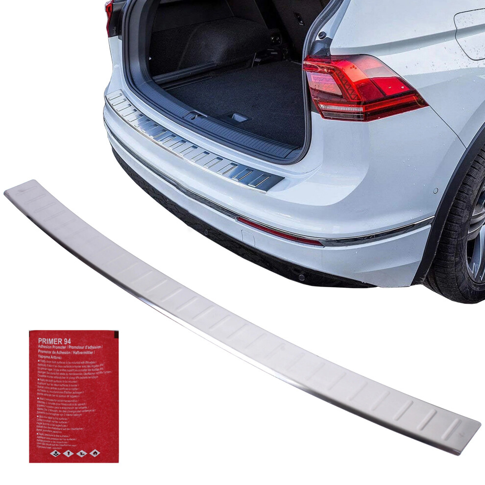 Rear Bumper Protector Sill Cover Stainless Steel For Vw Tiguan Allspace Mk2 16-On 769152632162