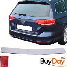 Rear Bumper Protector Sill Cover Stainless Steel for Passat B8 Variant Alltrack Estate 14-On