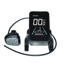 E-Bike LCD Display 36V/48V/52V 8.1 Inch Color Screen Waterproof Control Panel with Speedometer Battery Indicator for Electric Bicycles