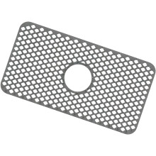Dishes Drying Mats Drain Sink Protectors for Kitchen-Grey..