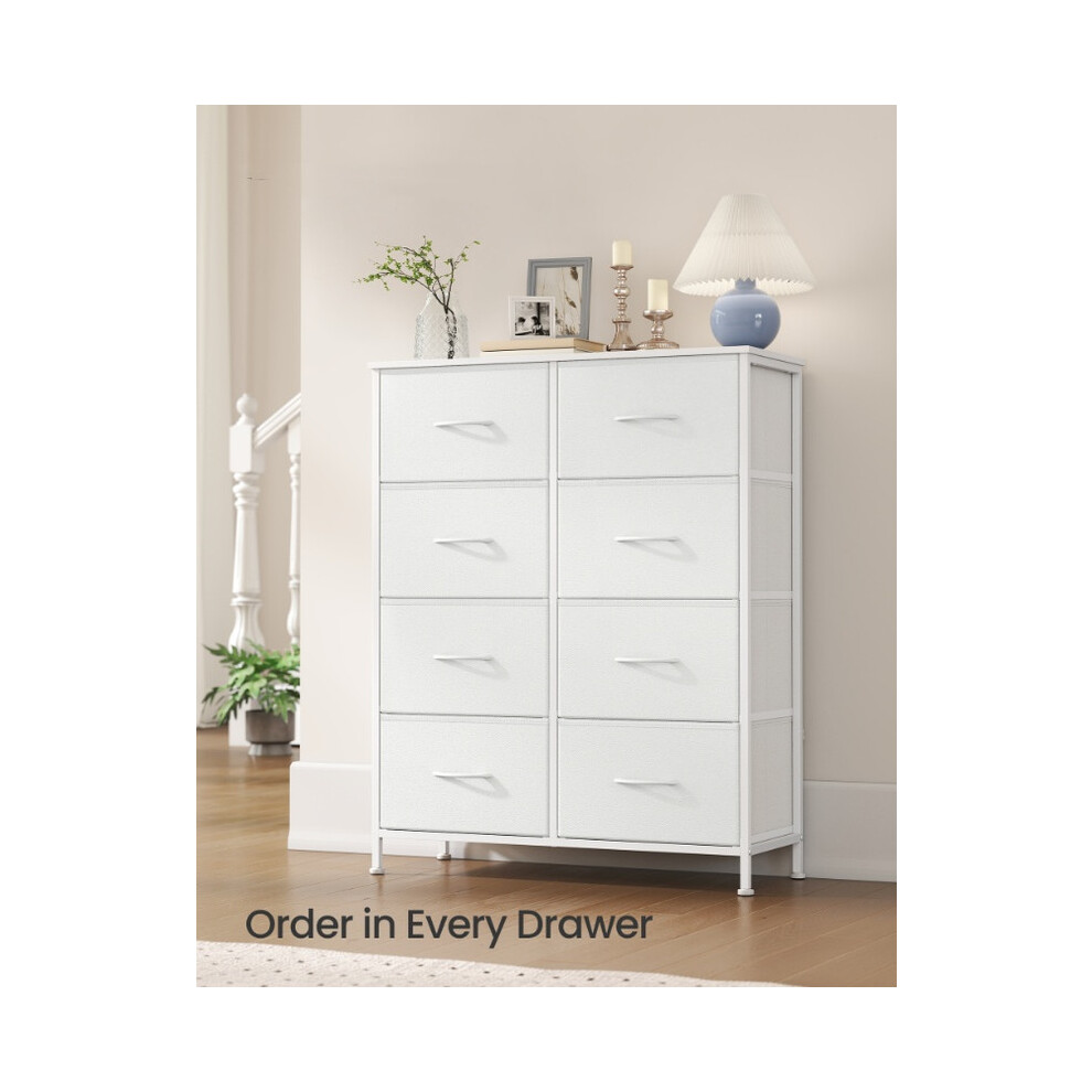 Songmics (Cloud White, Snow White) Chest Of Drawers For Bedroom, Closet