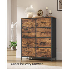(Brown??Black) Chest of Drawers for Bedroom, Closet