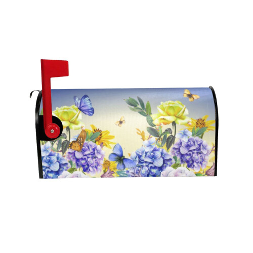 Blomsterpostkassedæksel 45x59 cm polyester