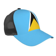 Jamaicansk flagga basebollkeps – Vintage denim, justerbar