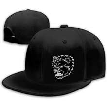 Svart baseballcaps med hodeskalle og finger
