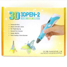 P1 3D Printing Pen with Display Includes 3D Pen 3 Starter Colors of PLA Filament StencilWay DXLdV