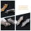 Conjunto de 2 presilhas de cabelo com strass para mulheres e meninas. 2