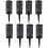 Schwarzer ABS-Grabvasenhalter – Hohles Design, 8er-Pack 2