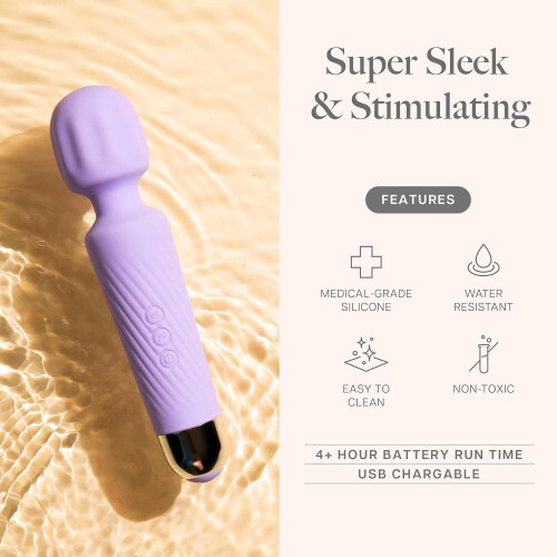 Waterproof Silicone Personal Massager with Multi-Speed Modes & Long Battery Life 1