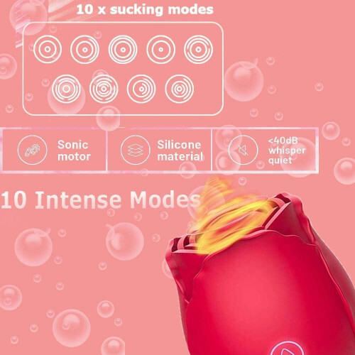 Portable Rechargeable Personal Massager with Suction Function & Washable Design 2