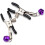 Adjustable Chain Clip Accessory Set with Decorative Bell Design for Costume Styling 2