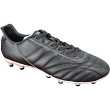 (4.5, Black/White) Vizari Classico Nocken-Fußballschuhe (FG) für Jungen & Mädchen – Leder, Hohe Traktion & Leichter Halt