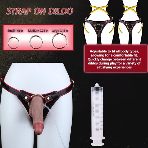 Adjustable Harness Belt with Triple Ring Support for Costume Roleplay 2