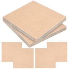 50Stk Haftende Teppichfliesen Polyester Khaki Für Wohnzimmer Nutzung