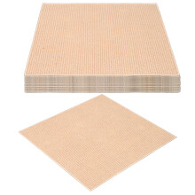 100Stk Selbstklebende Teppichfliesen Khaki Polyester Für