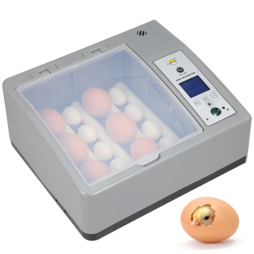 Eierbrutgerät ABS Automatisch Drehen Silber