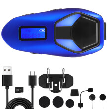 Helm Headset ABS Mit Blau