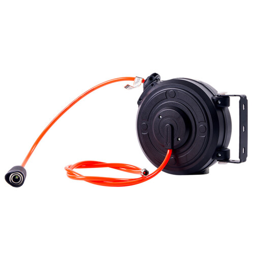 Practical Compacts Automotive Air Hose Reel Features Automatic