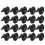 20Pièces Changeur D'ampoules Noir Pour Plafond Facile Maison 1