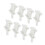 8Pcs Universal Plastic Curtain Rod Stoppers Curtain Track 1