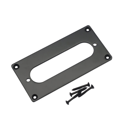 Metal Pickup Adapter Ring 92x46mm for Guitar Multiple-Black