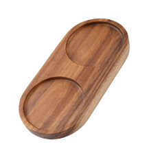 Functional Wooden Grinding Accessory Tray-Inner diameter 6.2cm