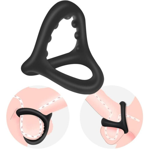 Stretchable Silicone Comfort Ring for Men’s Wellness & Performance Support 2