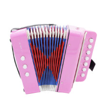Baby Accordion Toy Musical Instrument Educational For Child Pink