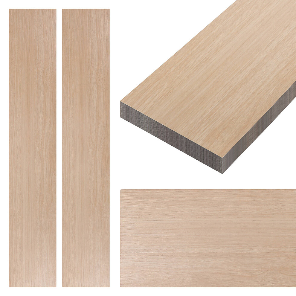 36Pcs Self-Adhesive Pvc Floor Tiles Khaki Wood Grain Peel And Stick 3753609215494