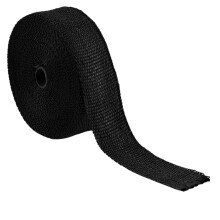1.5Mm X 50Mm X 15M Exhaust Heat Wrap Roll For Motorcycle Fiberglass
