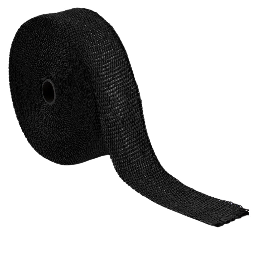 1.5Mm X 50Mm X 15M Exhaust Heat Wrap Roll For Motorcycle Fiberglass 3753609215807