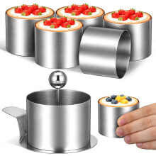 1Set Stainless Steel Kitchen Mold for Baking Cakes and Mousses