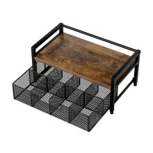 Sturdy Metal Frame Tea Organizers Drawer for Efficient Home