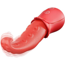 Masajeador personal multimodo Rose Style con funciones de pulsación y vibración de tacto suave.