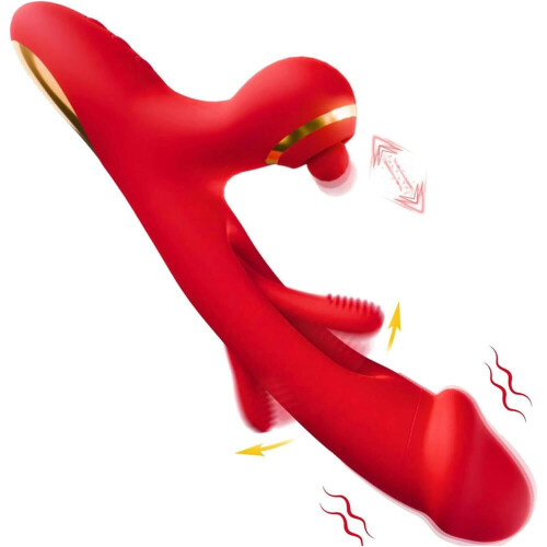Waterproof Heating Personal Massager with Suction & Multi-Vibration Functions 1