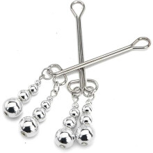 2 piezas de joyería corporal con clip sin perforación y diseño ajustable de acero inoxidable.