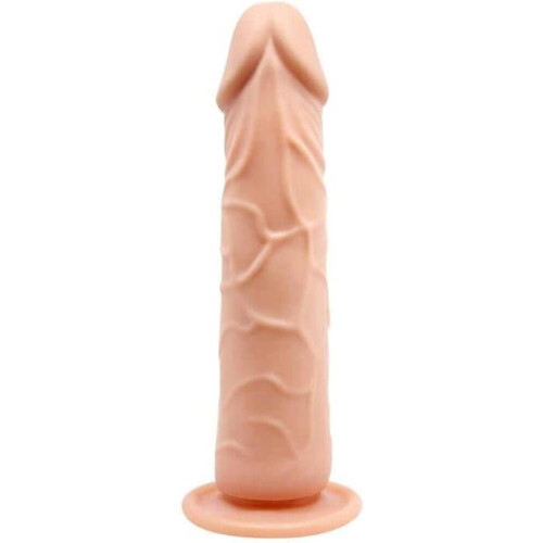 Massageador pessoal de silicone de 8 polegadas com textura suave e design flexível. 2