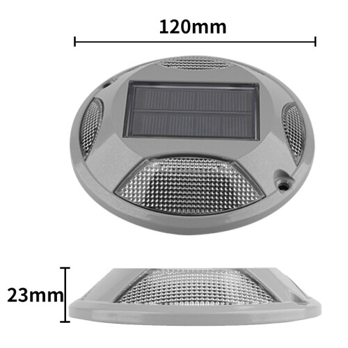 Solar Ground Light 16 LEDs High Outdoor Step Deck Garden Path Decoration Waterproof 1