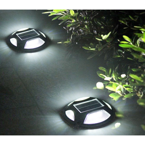 Solar Ground Light 16 LEDs High Outdoor Step Deck Garden Path Decoration Waterproof