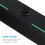 Zehuanyu  Computer Speakers For Desktop Wired Long Luminous Stereo 4