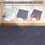 50Pcs Polyester Self Adhesive Carpet Tiles for Home Light Grey Design 4
