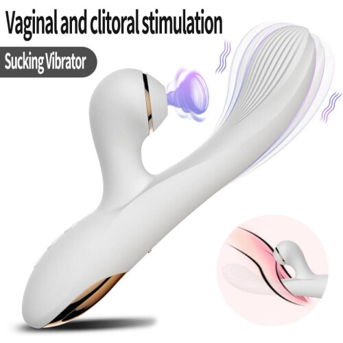 Rechargeable Personal Massager with 10 Suction & Vibration Modes for Couples 2
