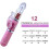 Rotating Multi-Mode Personal Massager with 12 Vibration Patterns & Soft Silicone Design 2