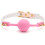 Adjustable Silicone Mouth Ball Accessory with Reflective Strap Design 1